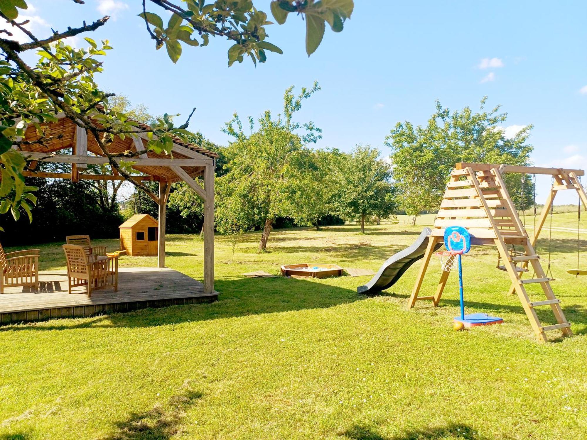 La Garenciere - Les Hirondelles Villa Champfleur  Bagian luar foto